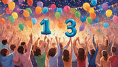 Herzliche Glückwünsche zum 13. Geburtstag