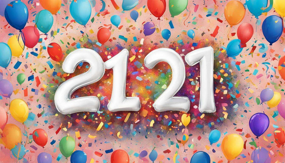Herzliche Glückwunsche zum 21. Geburtstag