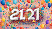 Herzliche Glückwunsche zum 21. Geburtstag