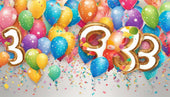 Herzlichen Glückwunsch zum 33. Geburtstag