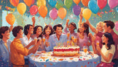 Herzliche Glückwünsche zum 39. Geburtstag